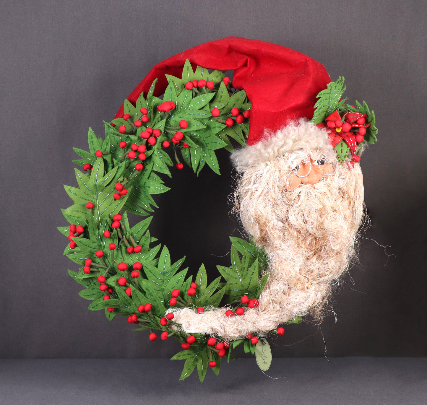 Santa Wreath