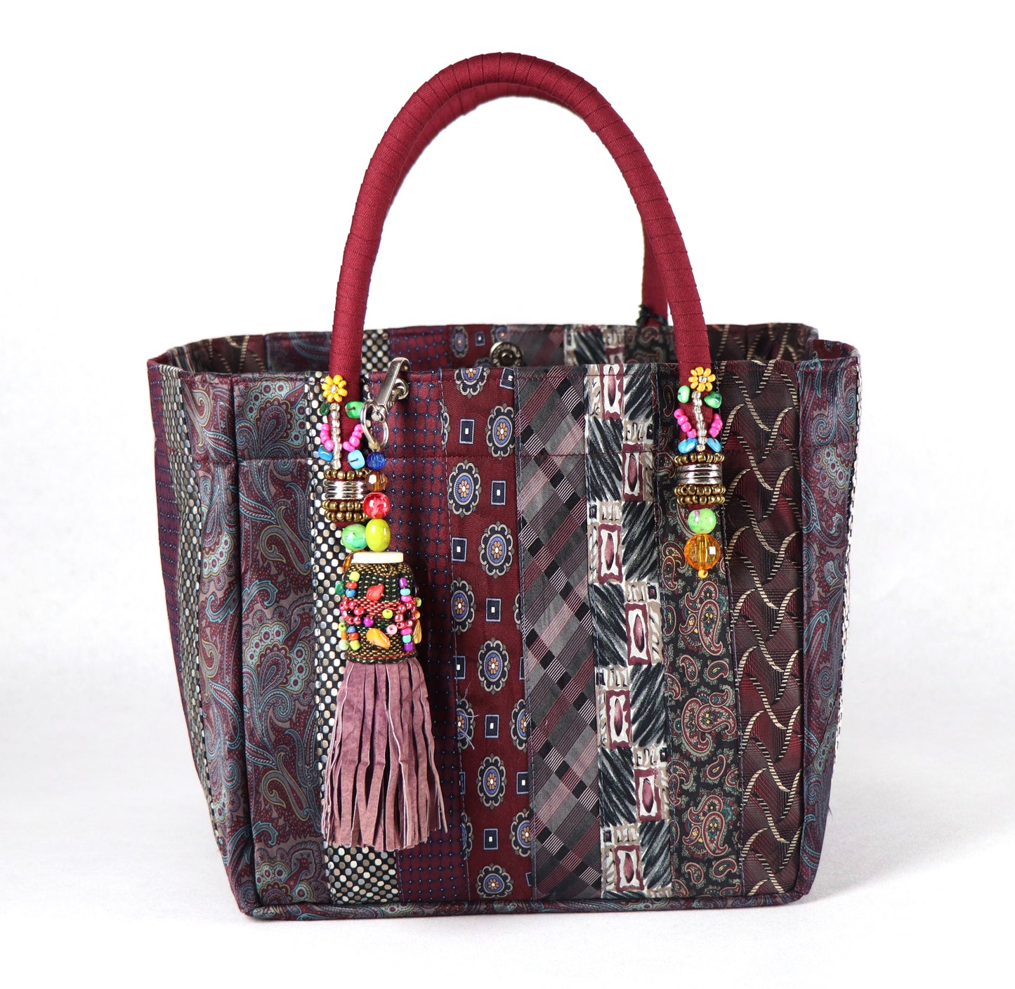 Tote of Ties (Maroon) - Large