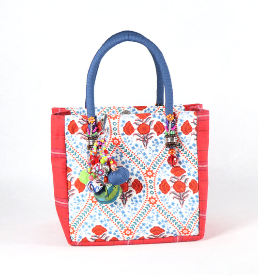 Multicolored Bag (Red Checkered)