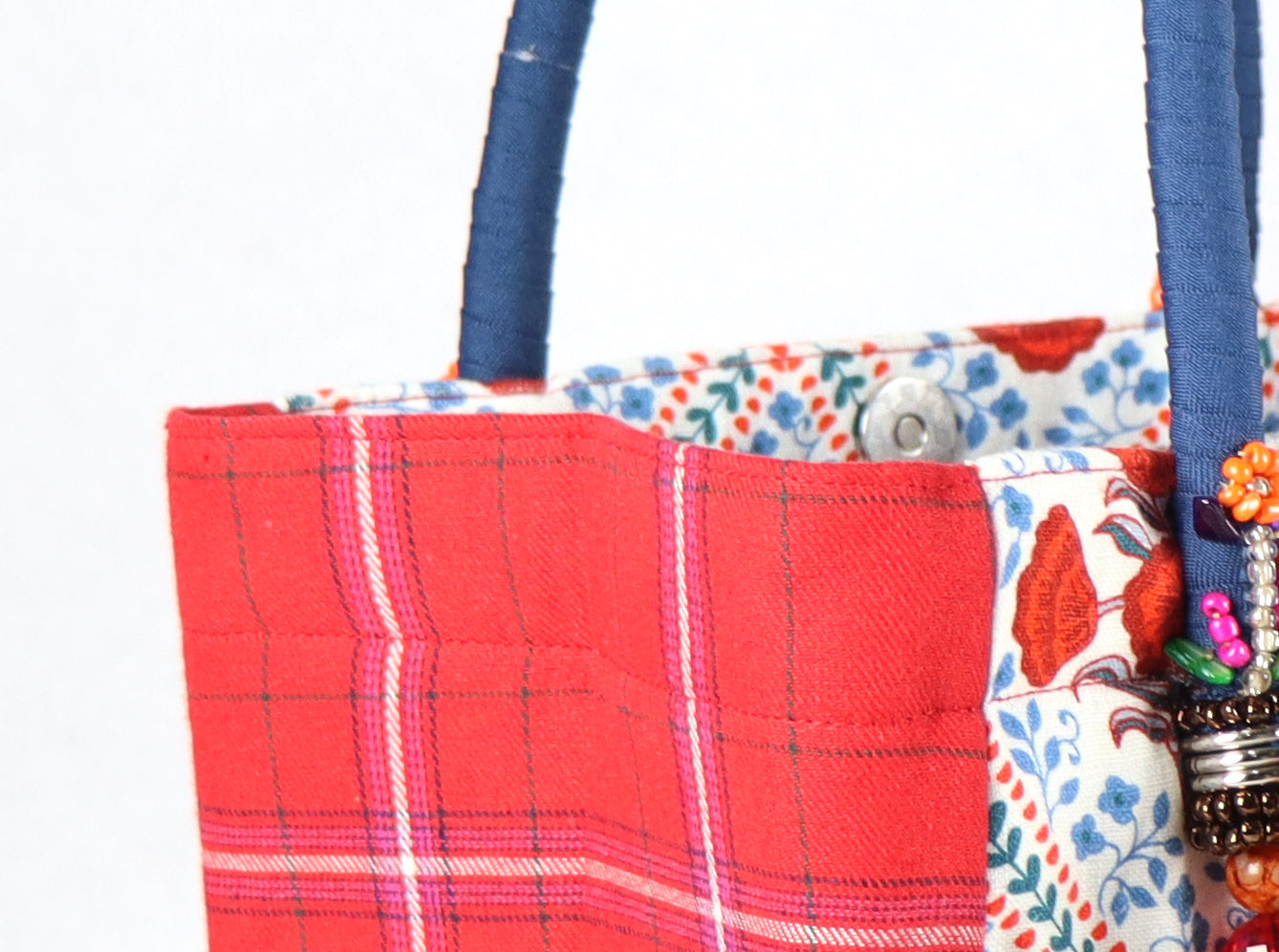 Multicolored Bag (Red Checkered)