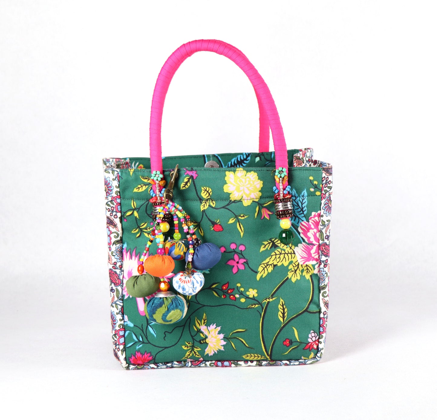 Multicolored Bag (Fuchia - Green)