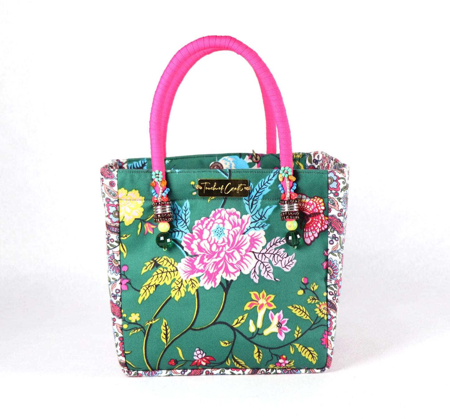 Multicolored Bag (Fuchia - Green)