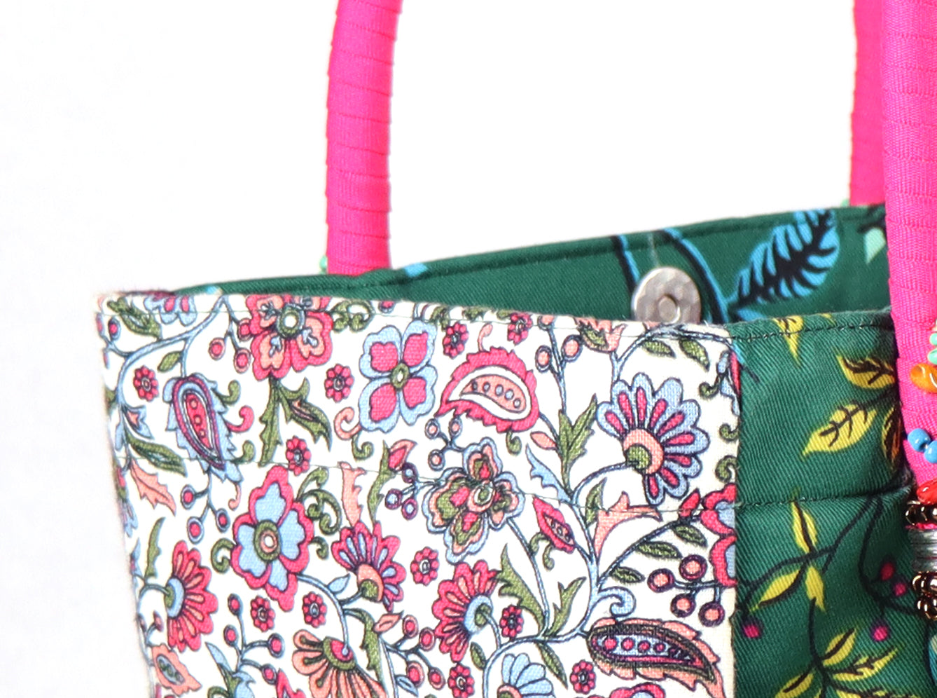 Multicolored Bag (Fuchia - Green)