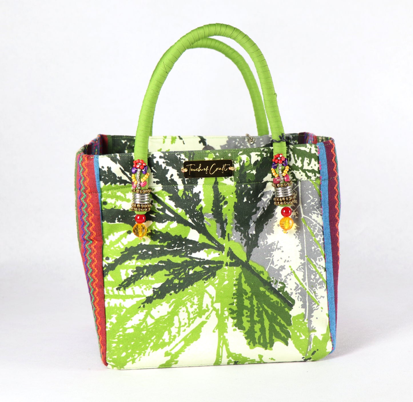 Multicolored Bag (Forest Green) - Large