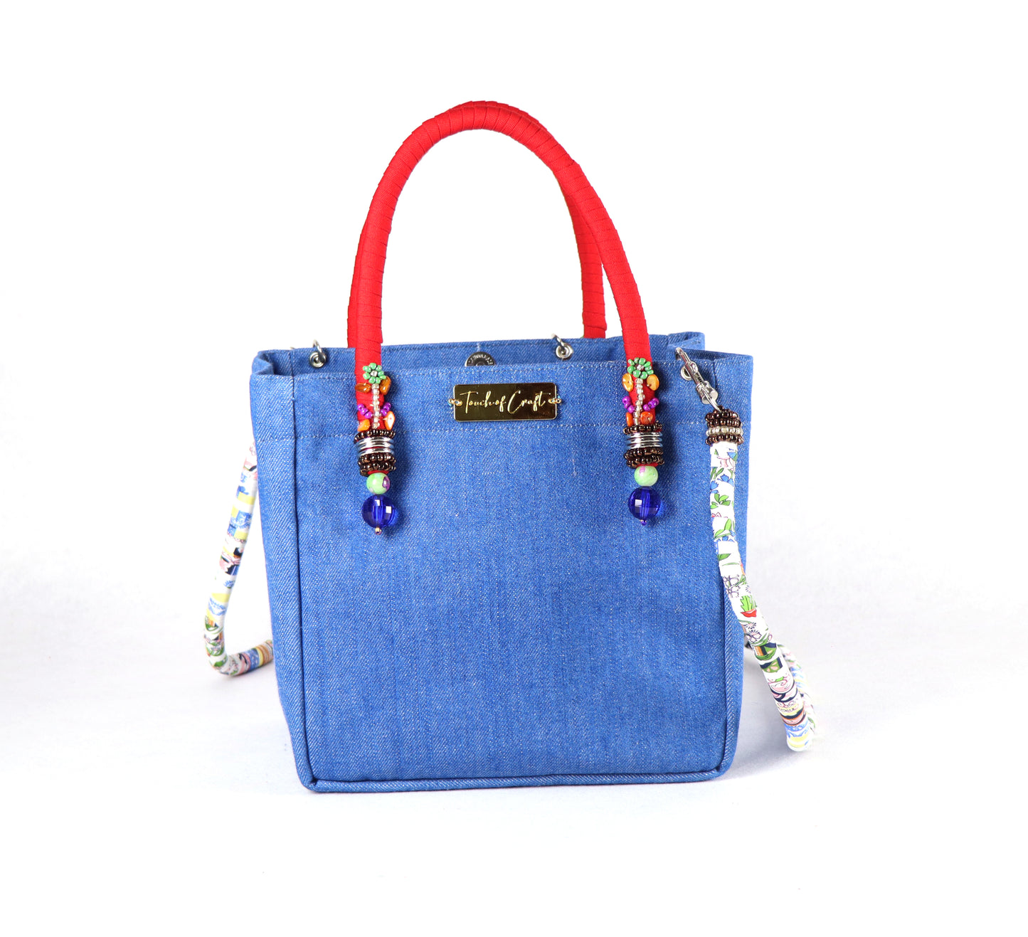 Denim Bag (Red Blue)