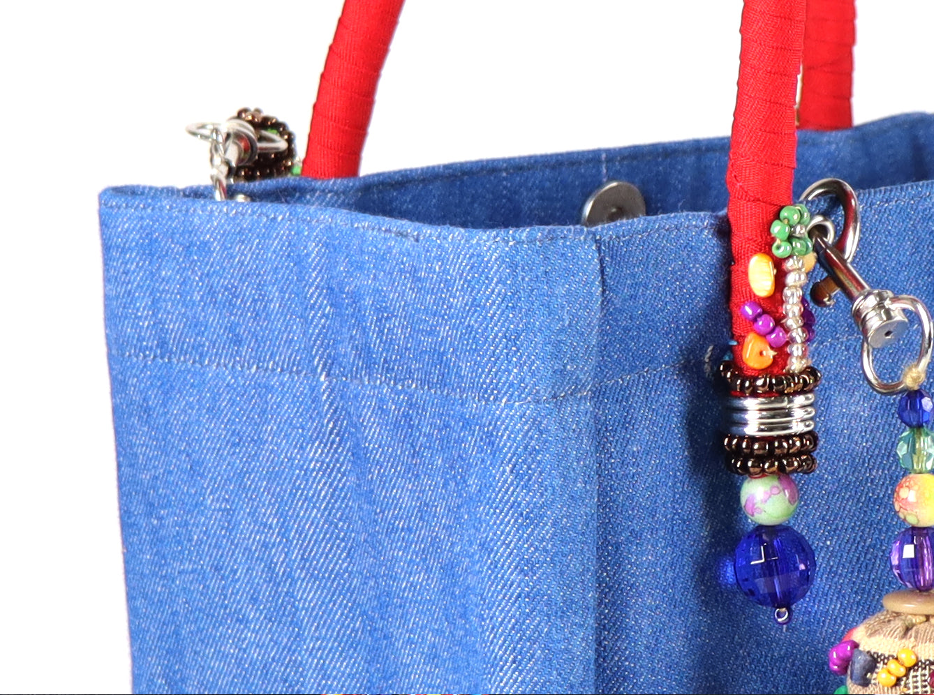 Denim Bag (Red Blue)