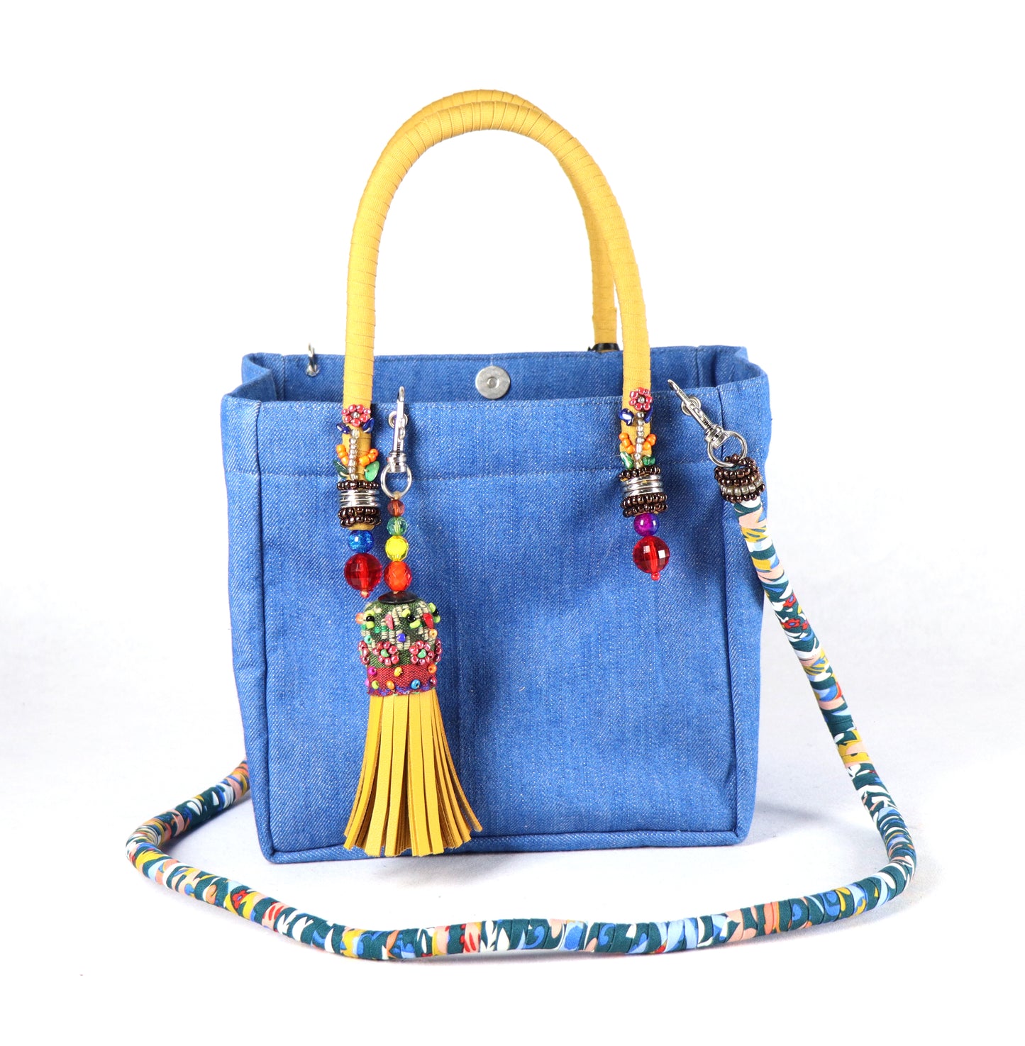 Denim Bag (Yellow Blue)