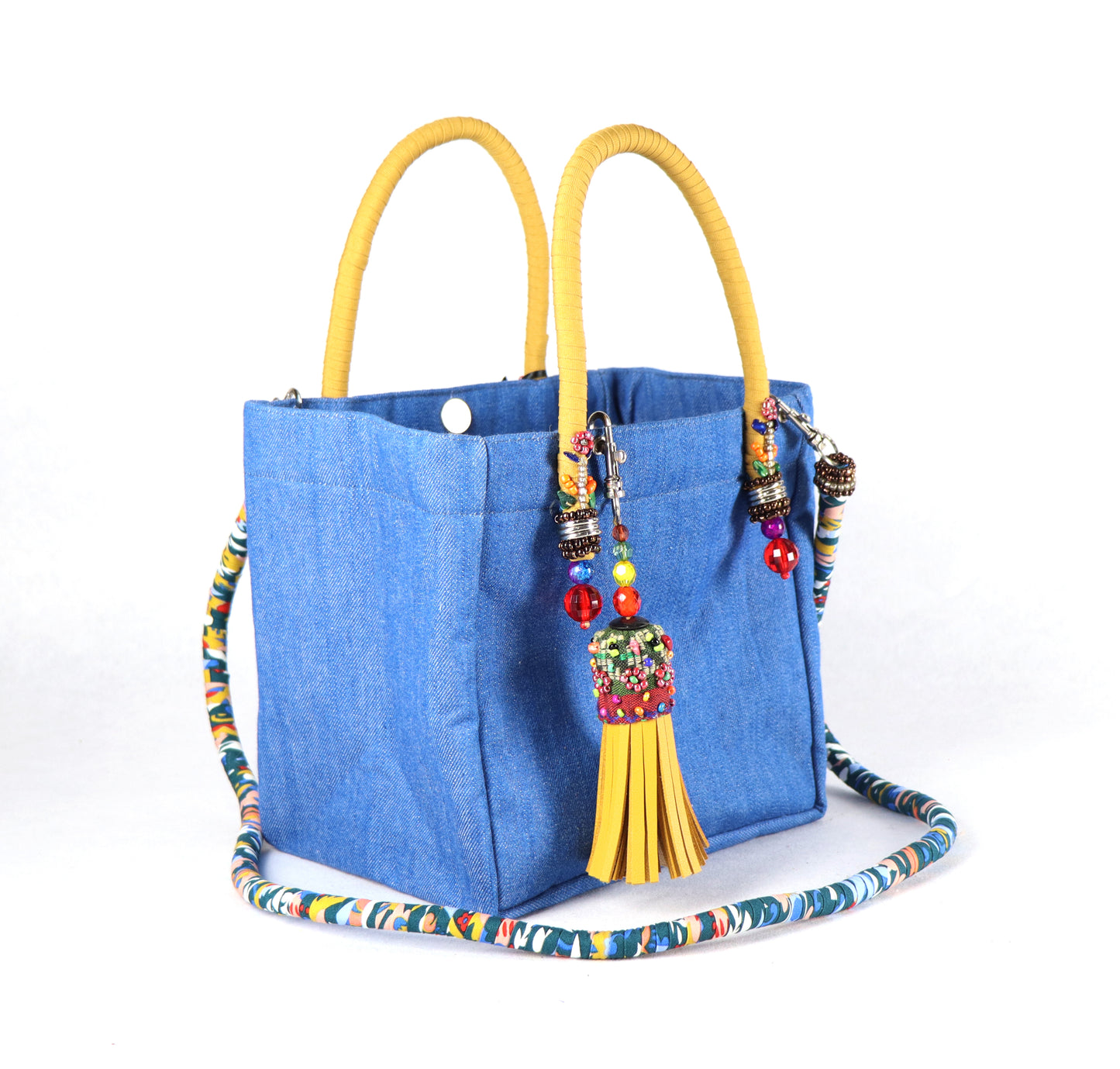 Denim Bag (Yellow Blue)