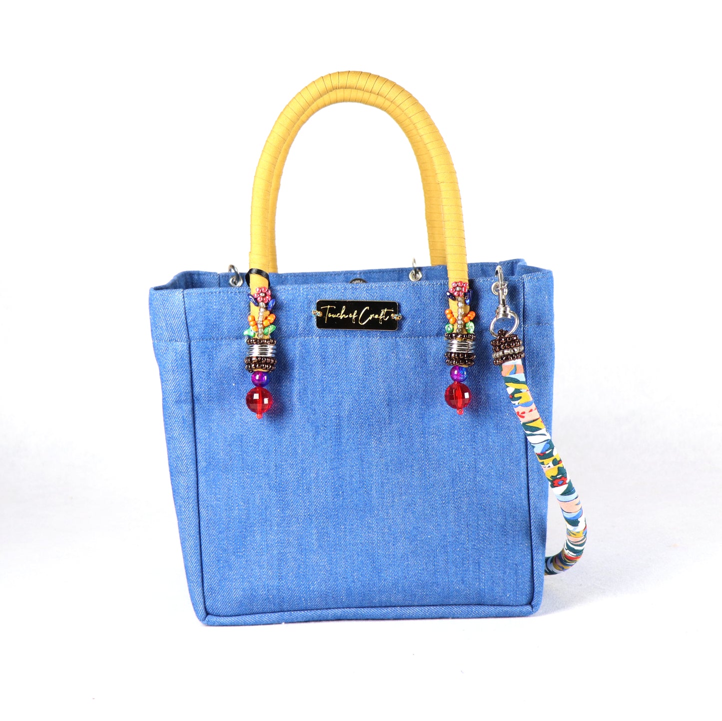 Denim Bag (Yellow Blue)