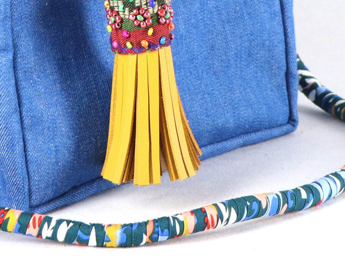 Denim Bag (Yellow Blue)