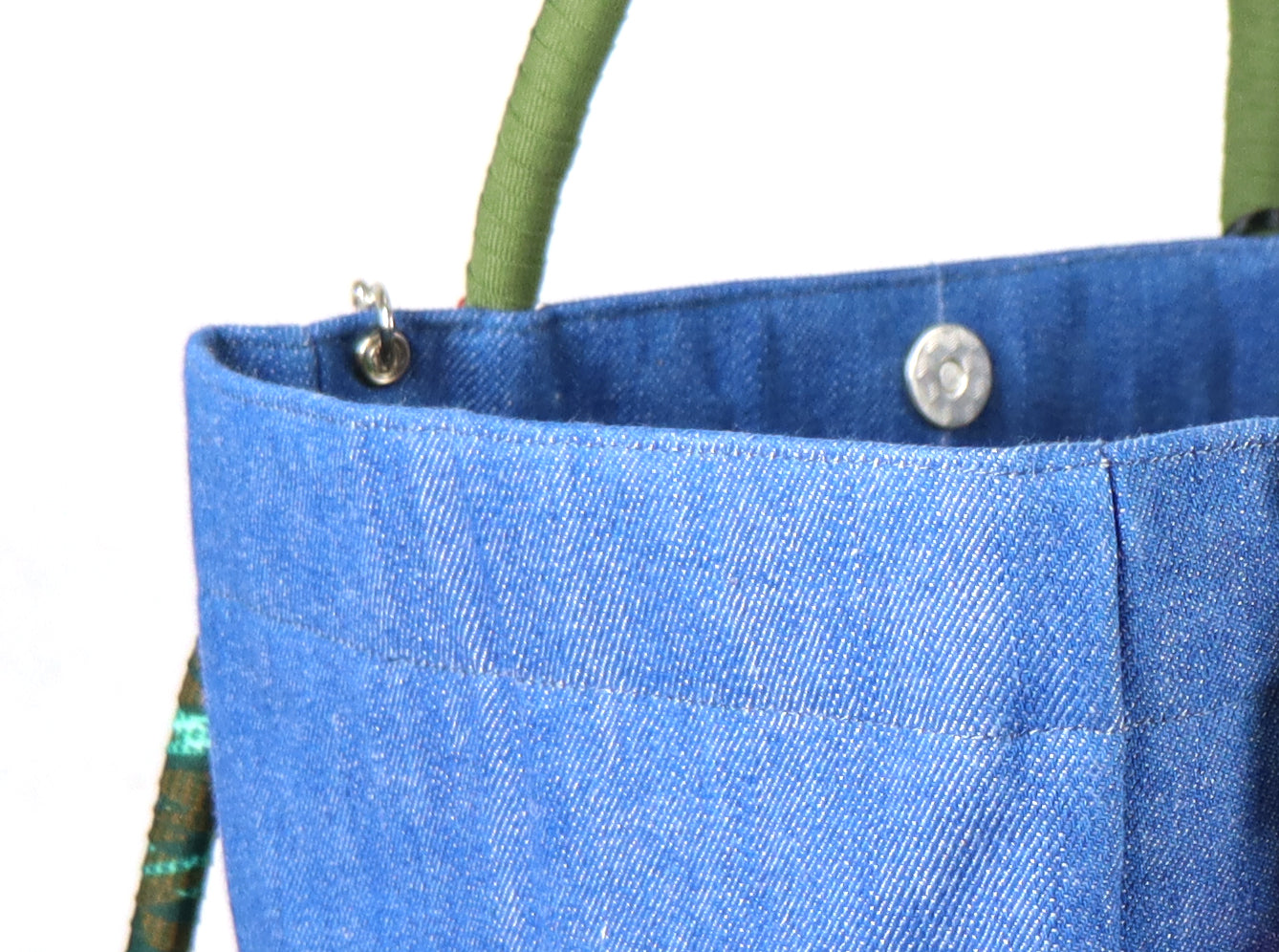 Denim Bag (Green Blue) - Large