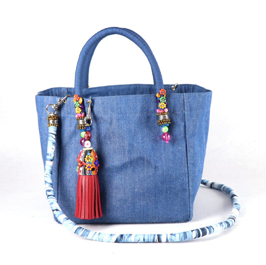 Denim Bag (All Blue) - Large