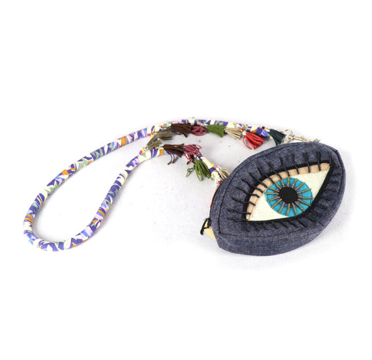 Eyeball Bag (Denim Purple)