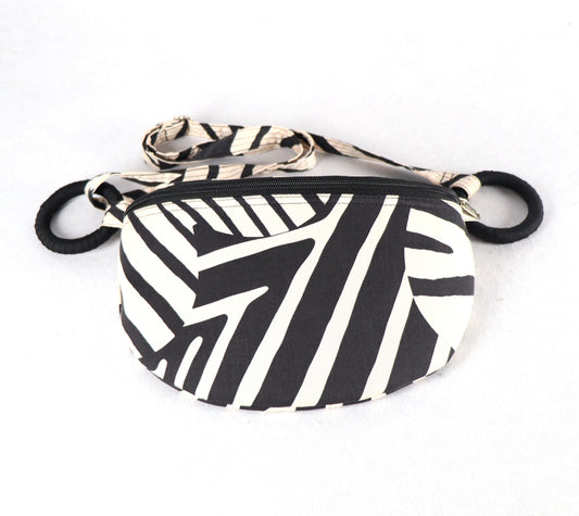 Belt Bag (Black & Cream)