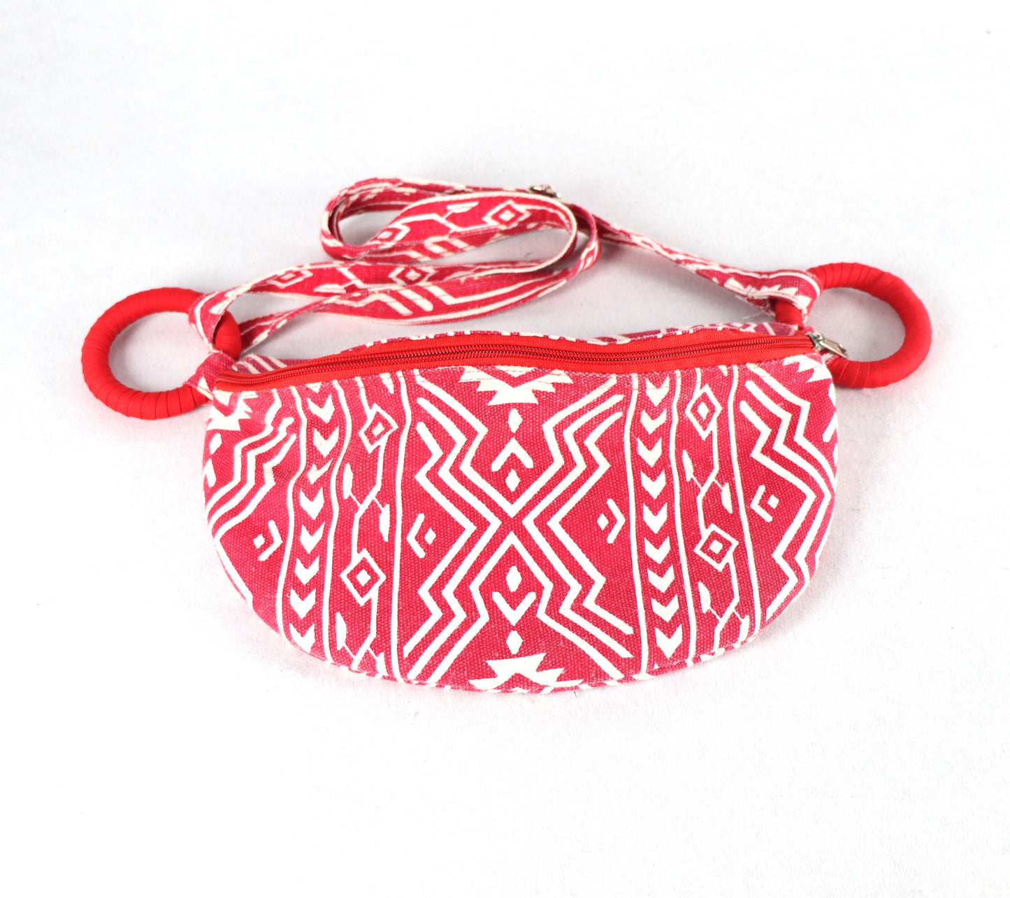 Belt Bag (Red Aztec)