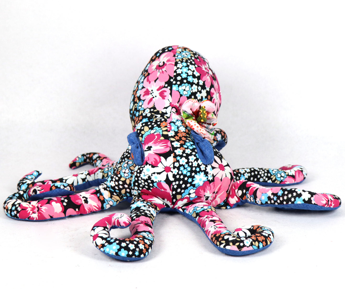 Octopus Black Floral