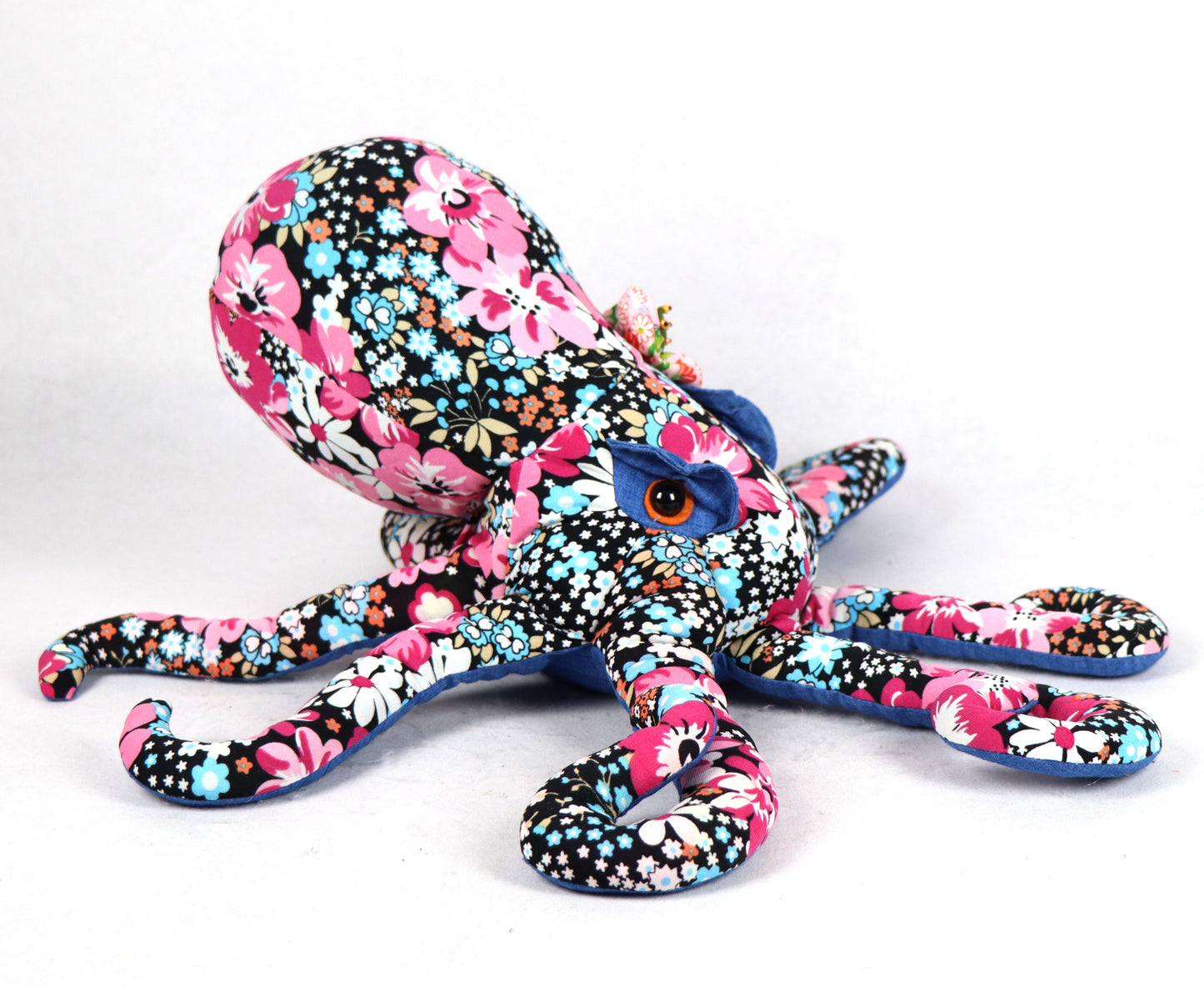 Octopus Black Floral