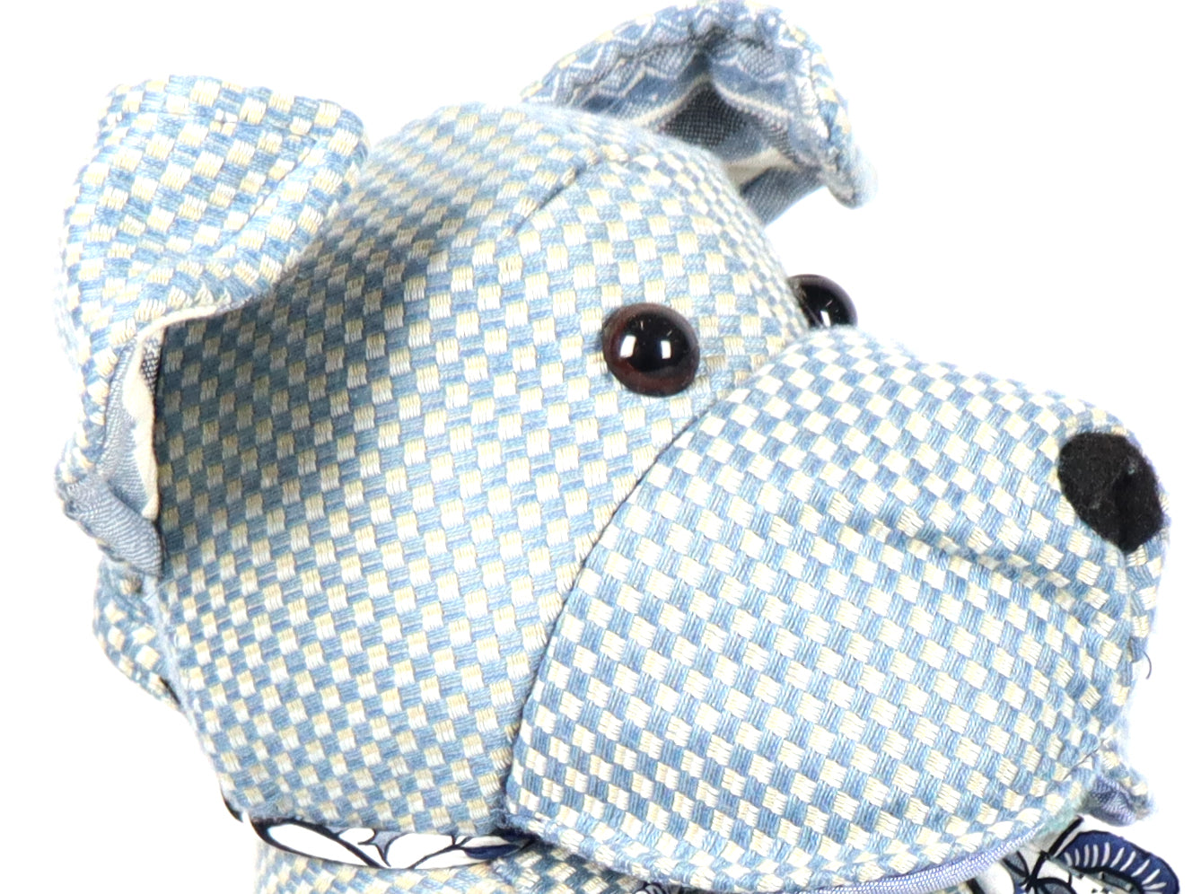 Sitting Dog Doorstopper - Light Blue