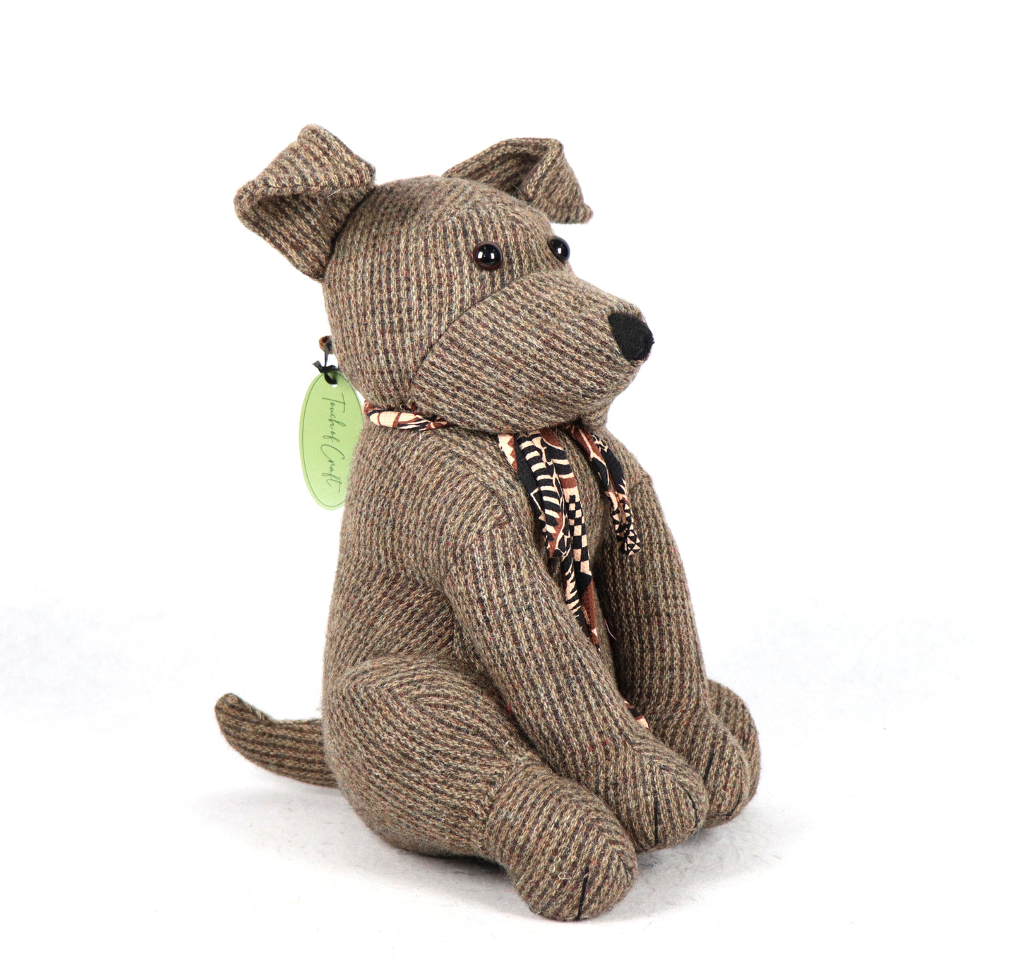 Sitting Dog Doorstopper - Brown