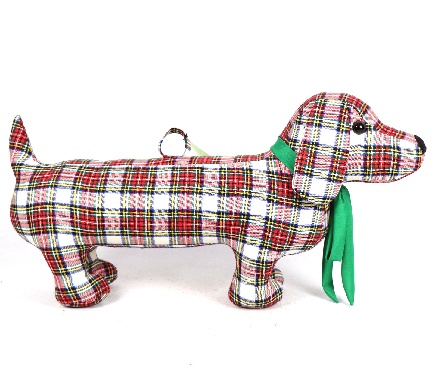 Dachshund Doorstopper - White and Red